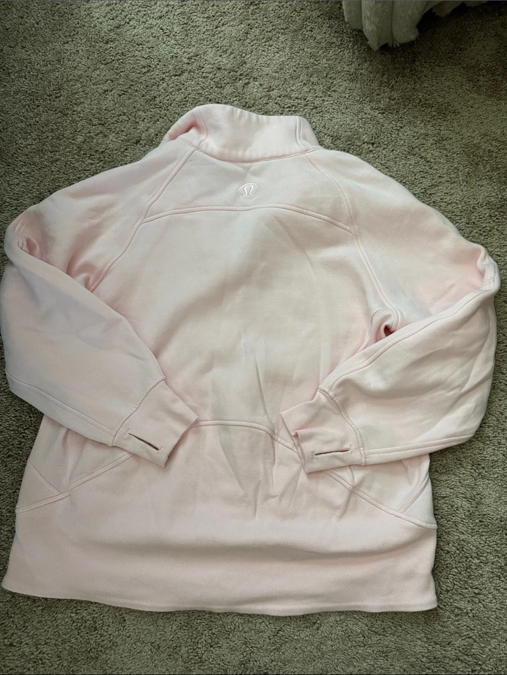lululemon athletica Women’s Scuba Light Pink Quarter-Zip Pullover m/l - Picture 5 of 5
